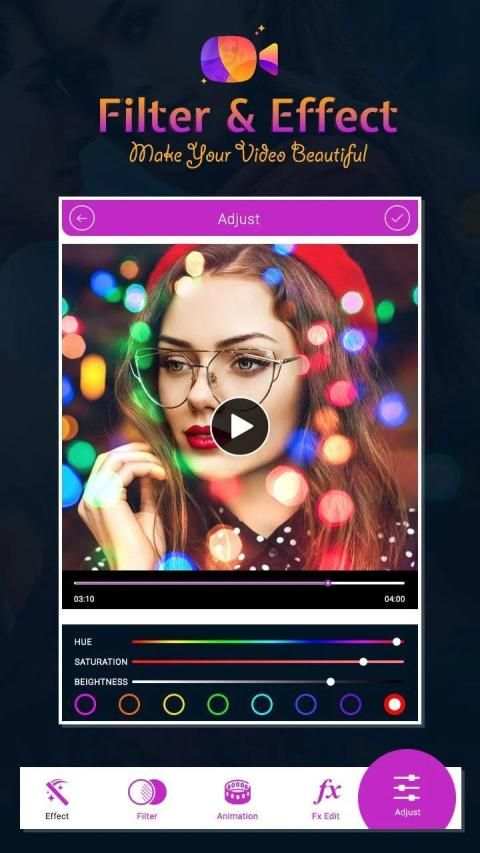 VideoFx – Video Filter, Animation, Effect, Editor screenshot 2