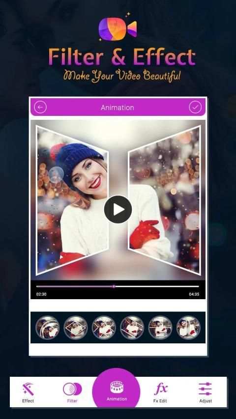 VideoFx – Video Filter, Animation, Effect, Editor screenshot 4