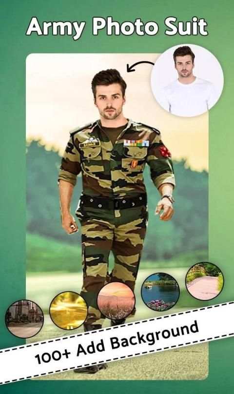 Army Photo Suit : Editor स्क्रीनशॉट 3