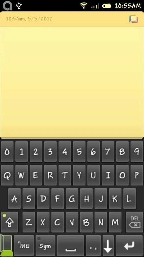 Hardware Thai Keyboard स्क्रीनशॉट 1
