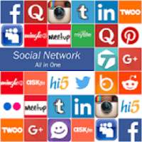 All Social Media and Social Network in one app
