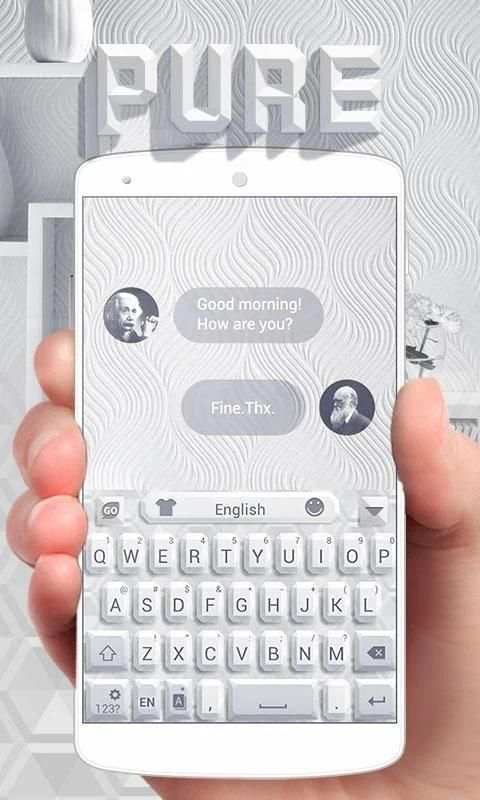 Pure GO Keyboard Theme & Emoji स्क्रीनशॉट 5