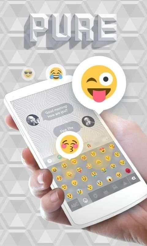 Pure GO Keyboard Theme & Emoji स्क्रीनशॉट 4