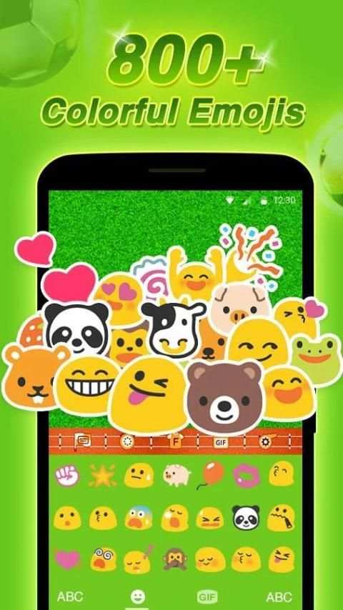 Soccer Keyboard Theme - Funny Emoji & Gif screenshot 4