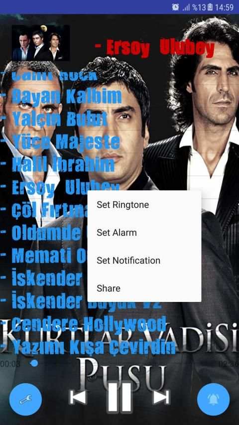 Kurtlar Vadisi Pusu Dizi Müzikleri 1 screenshot 1