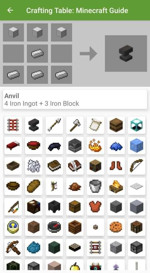 Crafting Table Minecraft Guide स्क्रीनशॉट 14