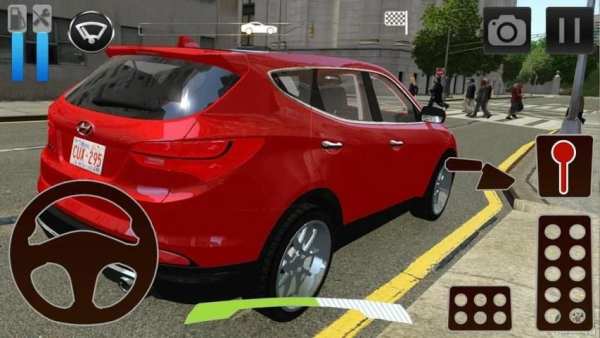 Car Driving Simulator Hyundai स्क्रीनशॉट 1