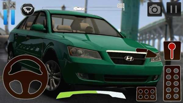 Car Driving Simulator Hyundai स्क्रीनशॉट 2