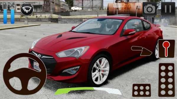 Car Driving Simulator Hyundai स्क्रीनशॉट 3