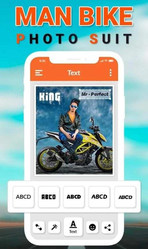 Man Bike Rider Photo Editor स्क्रीनशॉट 3
