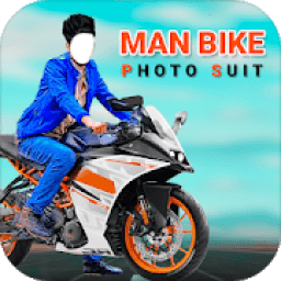 ikon Man Bike Rider Photo Editor