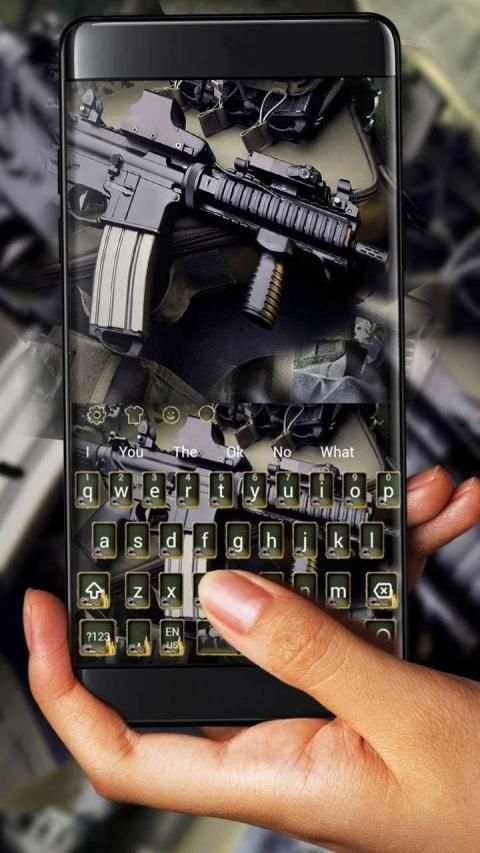 Army Gun Keyboard स्क्रीनशॉट 1