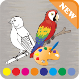 Bird Coloring Book New आइकन