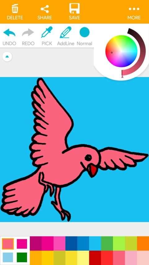 Bird Coloring Book New स्क्रीनशॉट 2