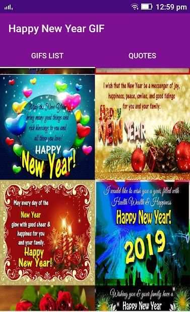 Happy New Year GIF 2019 स्क्रीनशॉट 4