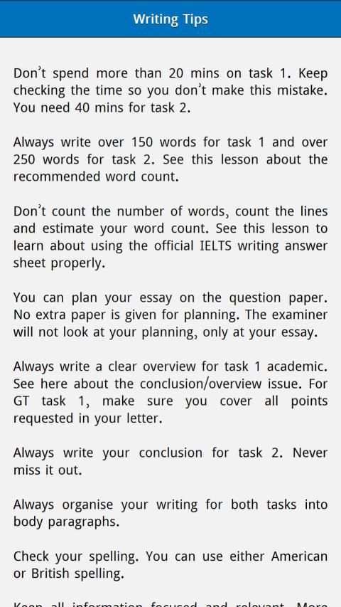 IELTS Study Guide Offline screenshot 5