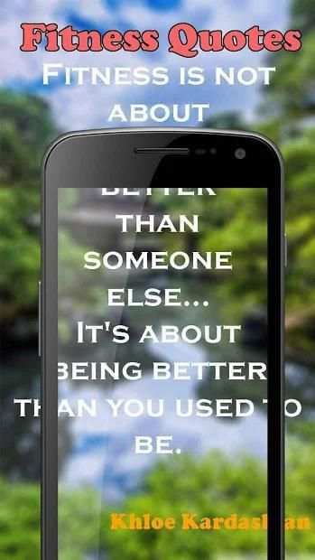 Fitness Quotes Wallpaper screenshot 1