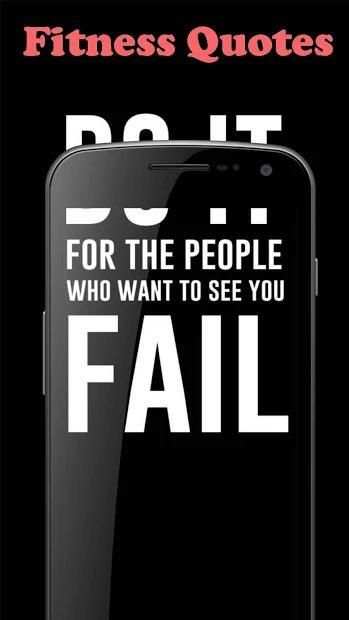 Fitness Quotes Wallpaper screenshot 2