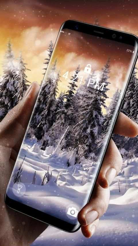 Winter Snow APUS Live Wallpaper screenshot 7