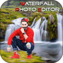 Waterfall Photo Editor : Waterfall Photo Frame आइकन