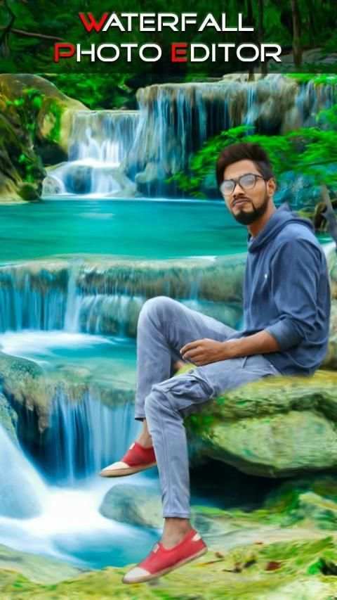 Waterfall Photo Editor : Waterfall Photo Frame स्क्रीनशॉट 4