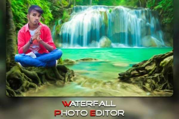 Waterfall Photo Editor : Waterfall Photo Frame स्क्रीनशॉट 5