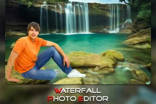 Waterfall Photo Editor : Waterfall Photo Frame स्क्रीनशॉट 3