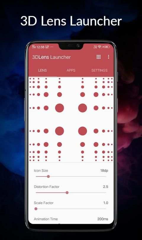 3D Lens Launcher screenshot 3