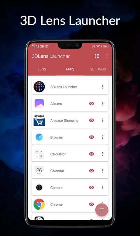3D Lens Launcher screenshot 2