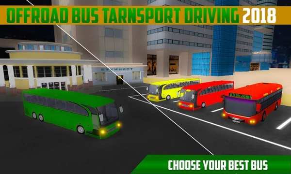 OffRoad Bus Transport Driving 2018 screenshot 11