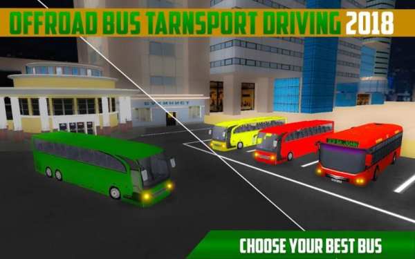 OffRoad Bus Transport Driving 2018 screenshot 6