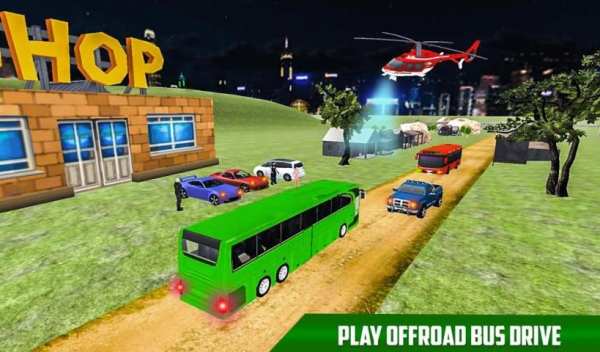 OffRoad Bus Transport Driving 2018 screenshot 4