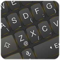 Simple Neon Gold Keyboard Theme on 9Apps