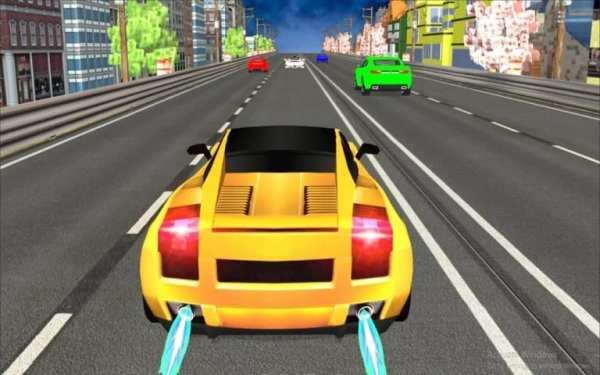 Racing in car 2018:City Highway Traffic Racer Sim screenshot 9