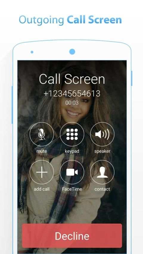i Call Screen OS7 Phone Dialer स्क्रीनशॉट 13