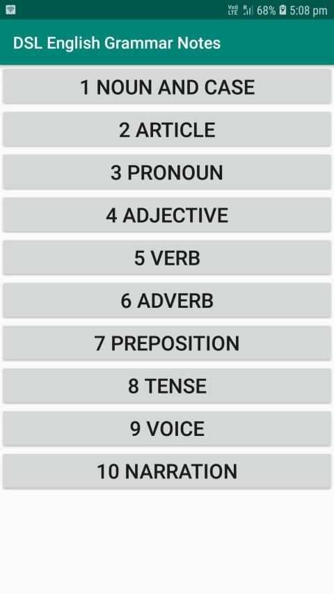 DSL English Grammar Notes screenshot 5