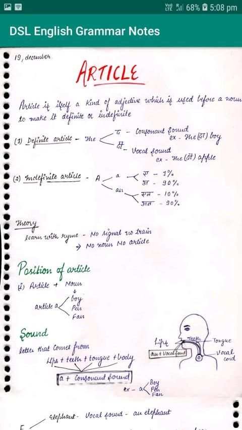 DSL English Grammar Notes screenshot 4