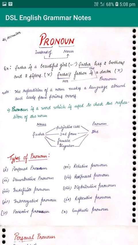DSL English Grammar Notes screenshot 2