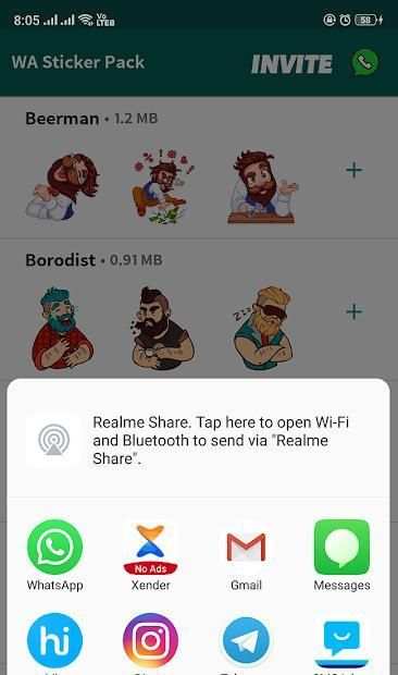 10 Sticker Pack for Whatsapp : WAStickerApps स्क्रीनशॉट 2