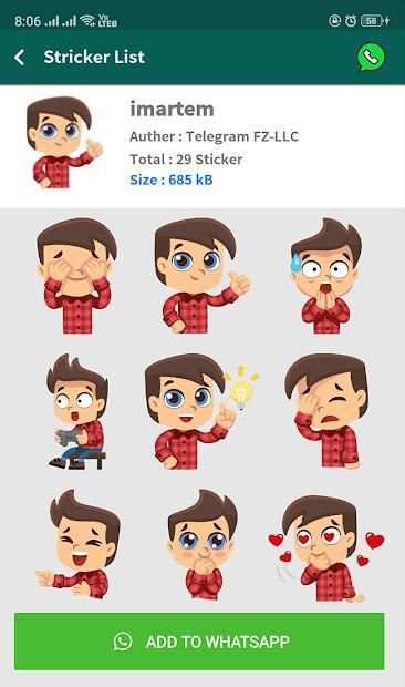 10 Sticker Pack for Whatsapp : WAStickerApps स्क्रीनशॉट 4
