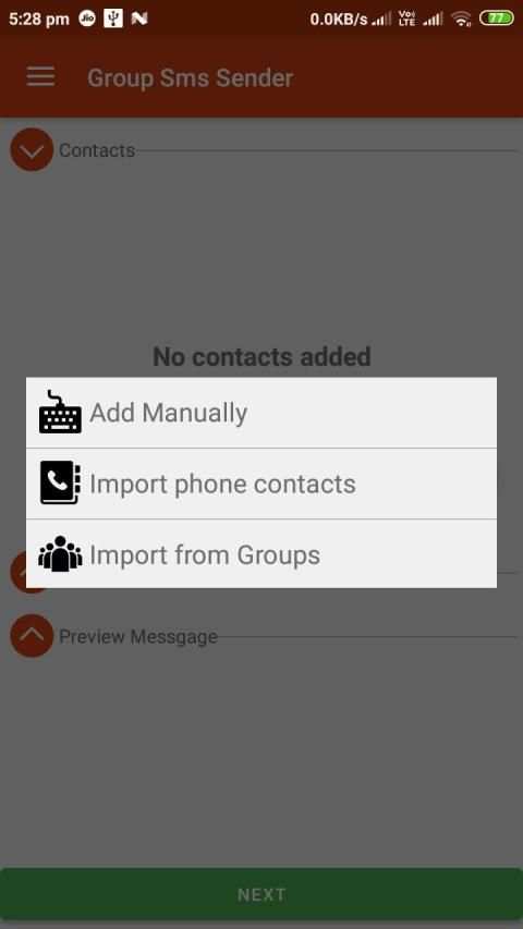 Group Sms Sender скриншот 3