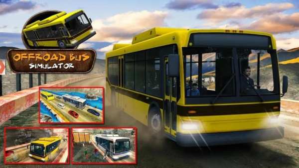 Offroad Mountain Bus Driving Simulator 2019 screenshot 1