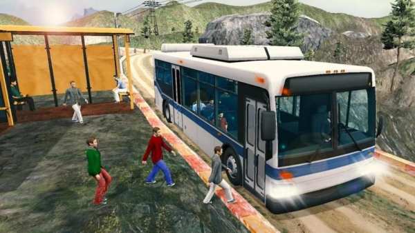Offroad Mountain Bus Driving Simulator 2019 screenshot 3