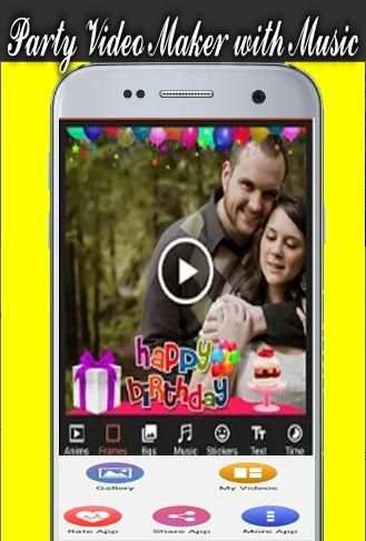 Party & Birthday Video Maker with Music screenshot 4