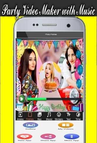Party & Birthday Video Maker with Music screenshot 2