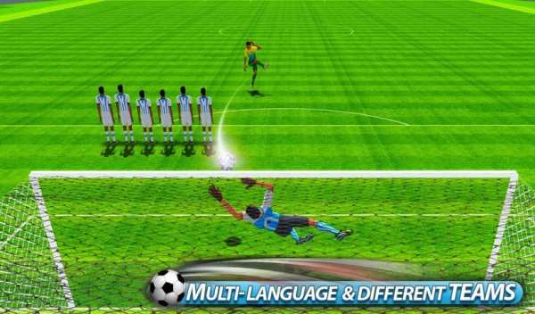 Flick Soccer League : Football Strike Shoot Kick screenshot 2