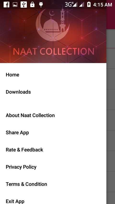 Naat Collection Listen & Download स्क्रीनशॉट 6