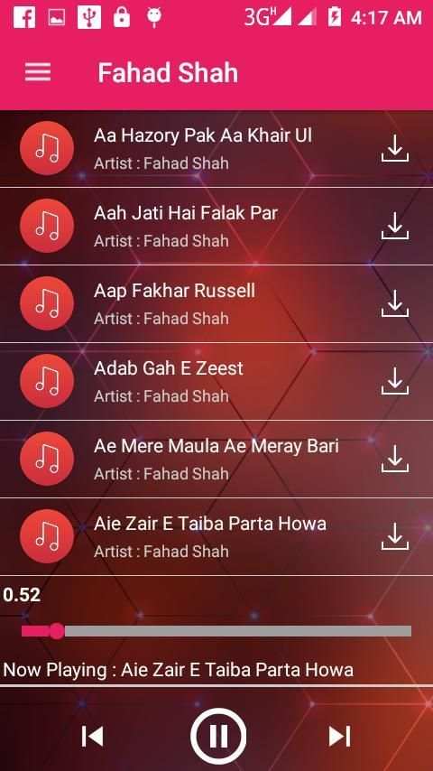 Naat Collection Listen & Download स्क्रीनशॉट 5