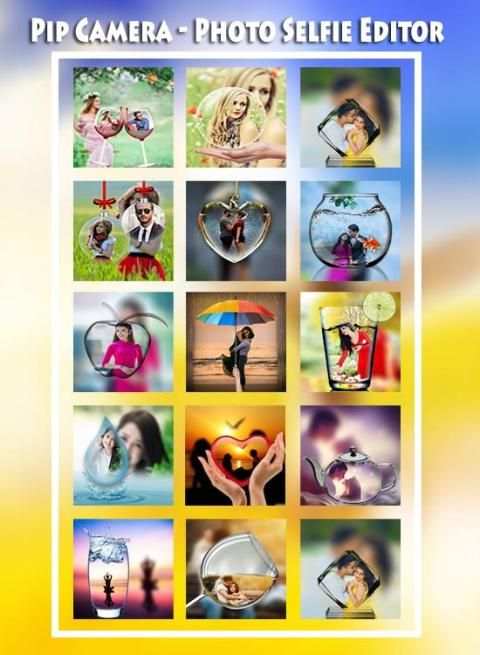PIP Camera Image Editor : Beauty Photo Filters screenshot 1
