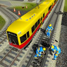 Indian Train City Drive Road Construction Sim